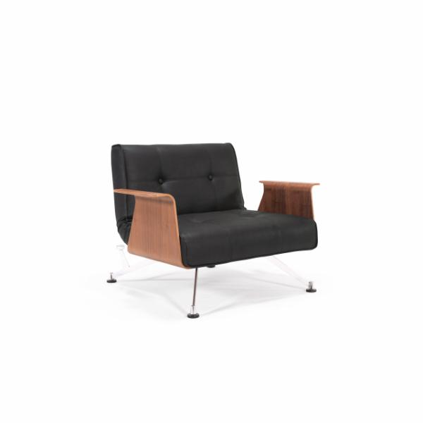 Clubber In Walnut Lounge Chair Or Chaise Longue